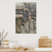 Mariniers in Irak Poster (Keuken)