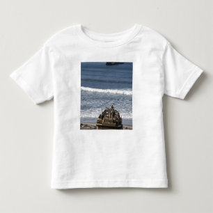 Mariniers verwachten de komst kinder shirts