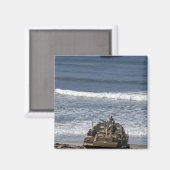 Mariniers verwachten de komst magneet (Voorkant / Achterkant)