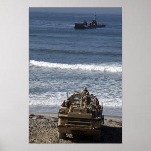 Mariniers verwachten de komst poster