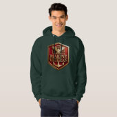 Marinierskorps Veteraan Hoodie (Voorkant volledig)