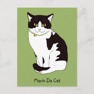 Mario Da Cat Briefkaart