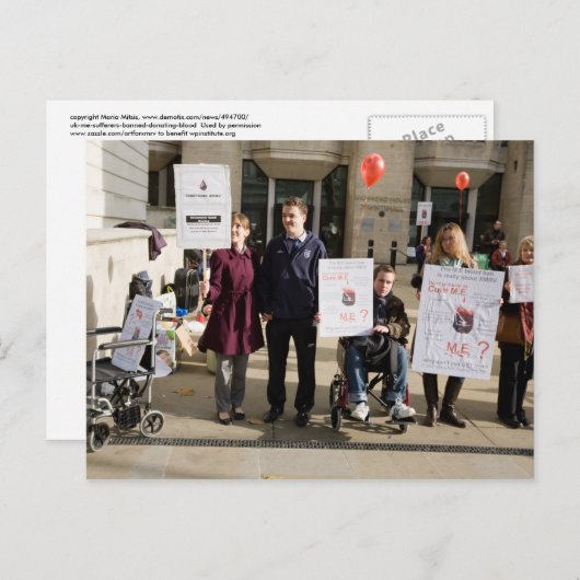 mario mitsis - uk demo group briefkaart (Voorkant / Achterkant)