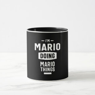Mario Personalized Name Birthday Gift Mok
