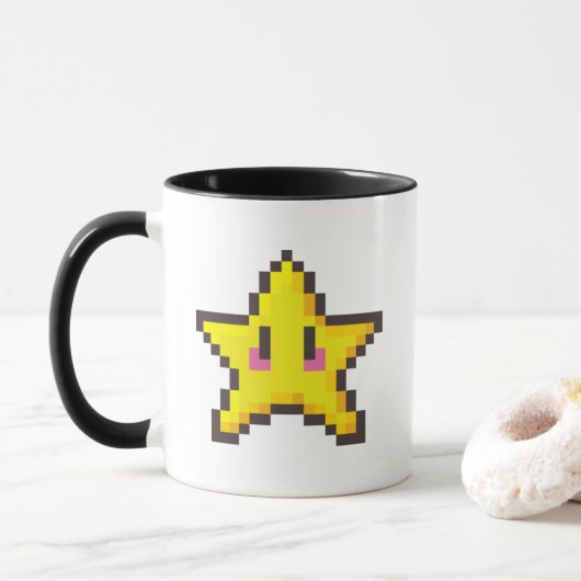 Mario Star mok (Met donut)
