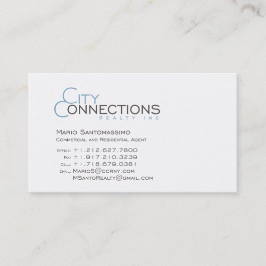 Mario Visitekaartjes (Voorkant)