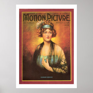 Marion Davies  1919 Movie Magazine Print