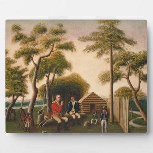 Marion Feasting de Britse officier Fotoplaat