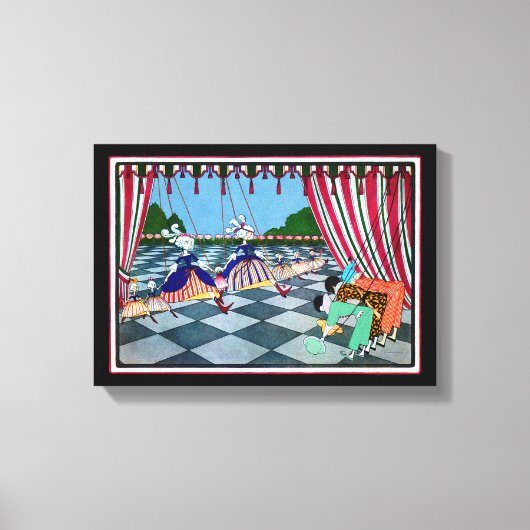 Marionette Curtsy CHANGE COLOR ~ Wrapped Canvas (Voorkant)