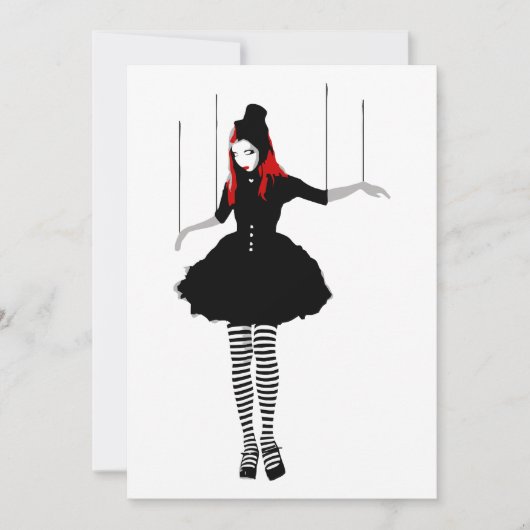 marionette kaart (Voorkant)