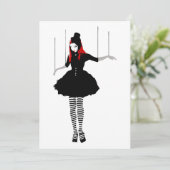 marionette kaart (Staand voorkant)