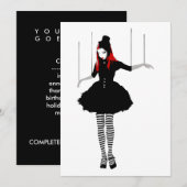 marionette kaart (Voorkant / Achterkant)