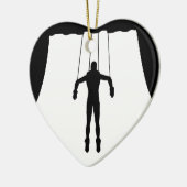 Marionette Puppet Keramisch Ornament (Links)