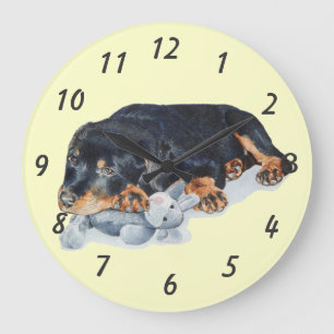 marionettenbeer rottweiler wristwatt grote klok