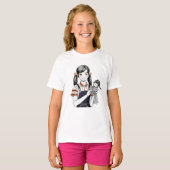 Marionnette à la main - T-shirt fille Unisex (Devant entier)