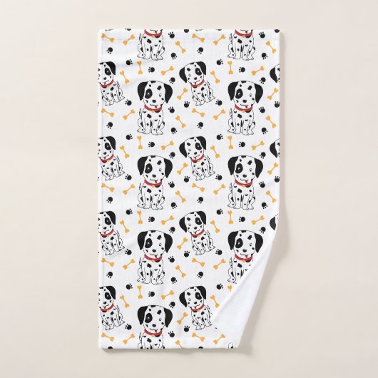 Marionnette dalmate (Serviette à main)