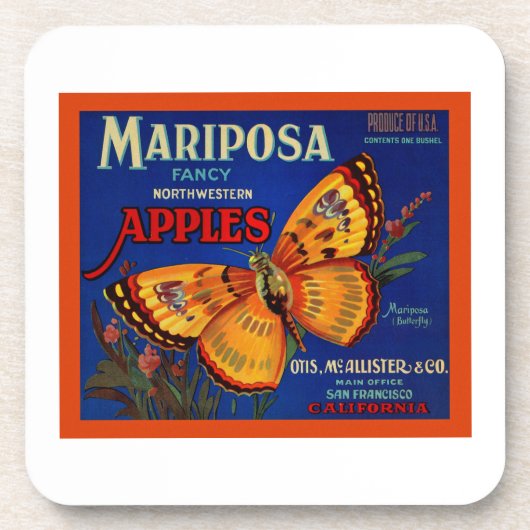 Mariposa Apples Drankjes Onderzetter (Voorkant)