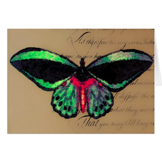 Mariposa ~ Kaart / Uitnodigingen (Voorkant Horizontaal)