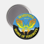 Mariposa magneet 1 ronde (Voorkant / Achterkant)