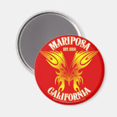 Mariposa Magnet 2 Round (Recto/Verso)