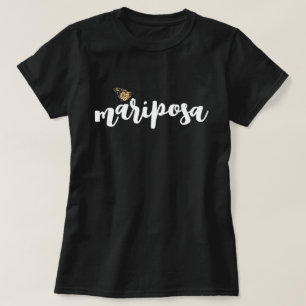 Mariposa Monarch Vlinder Minimaal T-Shirt