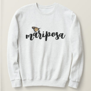 Mariposa Script Papillon Monarch Sweatshirt
