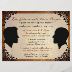 Maris III Invitations personnalisées de mariage ga