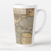 Maris Pacifici Antiek Americas Map Latte Mok (Rechts)