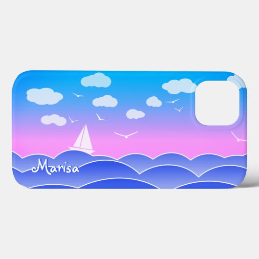 Marisa - Nom Personnalisé, coque iphone Playcape (Verso (horizontal))