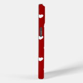 Marisol - aangepaste naam Sjabloon, rood en wit Case-Mate iPhone Case (Achterkant / Rechts)