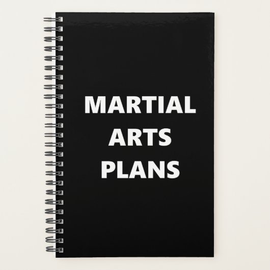 Marital Arts Planner Sport Martial Arts Planes (Voorkant)