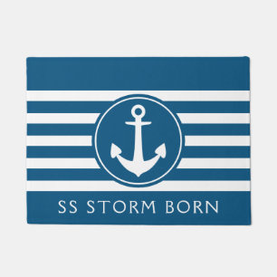 Maritiem Anker Bootnaam Doormat Deurmat