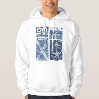 Maritiem anker - Yacht Club Nautisch Zeilen Hoodie