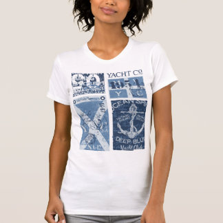 Maritiem anker - Yacht Club Nautisch Zeilen T-shirt