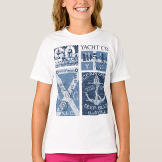 Maritiem anker - Yacht Club Nautisch Zeilen T-shirt