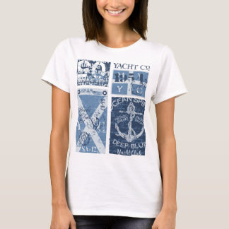 Maritiem anker - Yacht Club Nautisch Zeilen T-shirt