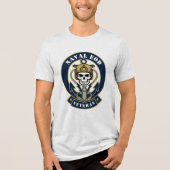 Maritiem EOD-veteraan bomontmanteling embleem Tri-Blend Shirt (Voorkant)