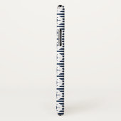 Maritiem in blauw patroon Case-Mate iPhone case (Achterkant / rechts)