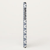 Maritiem in blauw patroon Case-Mate iPhone case (Achterkant/links)