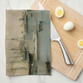 maritiem jacht Squadron bij Newport Harbour Theedoek (Quarter Fold)