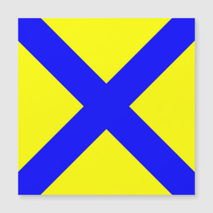 maritiem nautisch alfabet nummer vijf symboolvlag