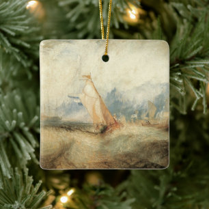  maritiem schip Seascape door Joseph Turner Keramisch Ornament