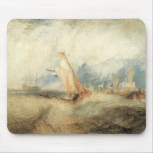  maritiem schip Seascape door Joseph Turner Muismat