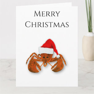 Maritieme Kerstman Kreeft Kaart