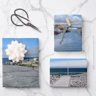 Maritieme Natuur Inpakpapier Vellen
