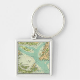 Maritieme provincies en Newfoundland Sleutelhanger
