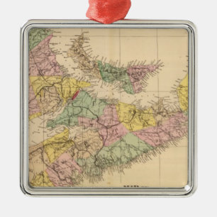 Maritieme provincies metalen ornament