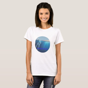 Maritieme schoonheid gletsjer- t-shirt