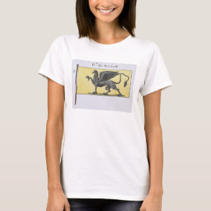 Maritieme vlag met Griffin Emblem die de Rost aand T-shirt