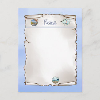 Maritim  notizblock briefkaart